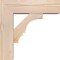 Ekena Millwork Balboa Block Smooth Bracket w/ Offset Brace, Douglas Fir, 5 1/2"W x 16"D x 16"H BKT0604X16X16BOA05SDF - alternate 3